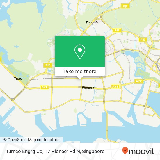 Turnco Engrg Co, 17 Pioneer Rd N地图