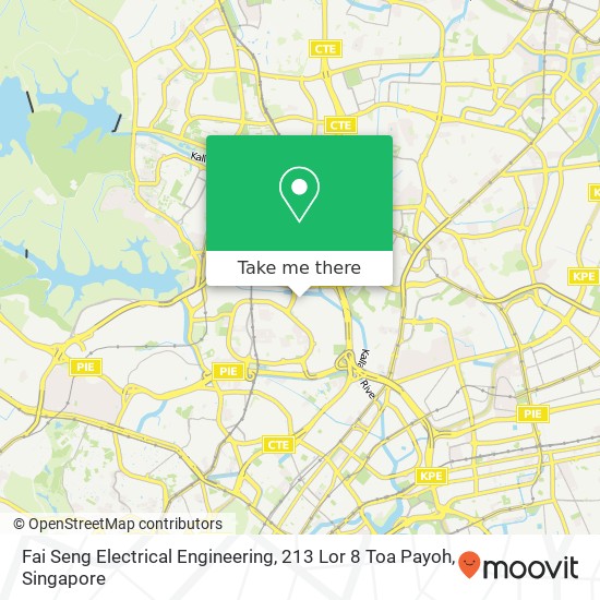 Fai Seng Electrical Engineering, 213 Lor 8 Toa Payoh map