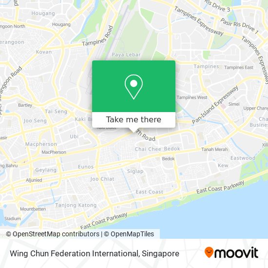 Wing Chun Federation International map