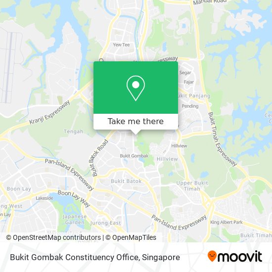 Bukit Gombak Constituency Office map