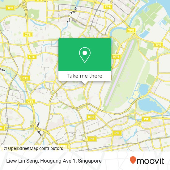 Liew Lin Seng, Hougang Ave 1地图