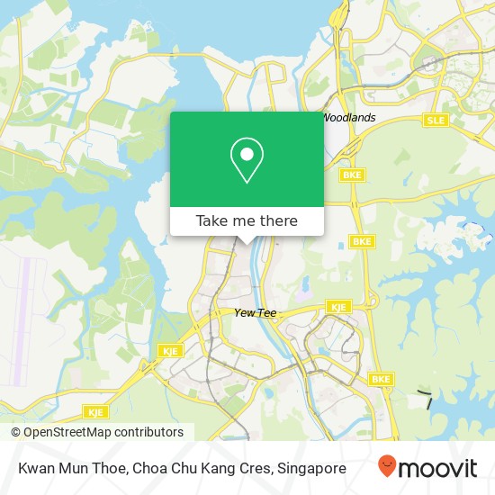 Kwan Mun Thoe, Choa Chu Kang Cres map