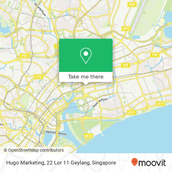 Hugo Marketing, 22 Lor 11 Geylang地图