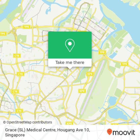 Grace (SL) Medical Centre, Hougang Ave 10地图