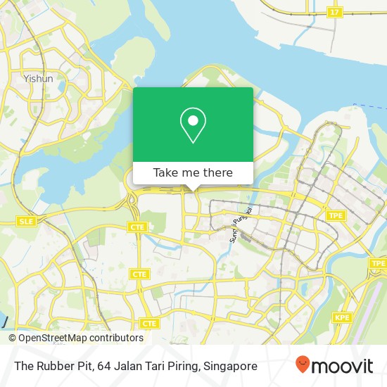 The Rubber Pit, 64 Jalan Tari Piring map