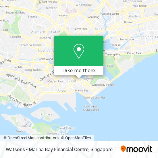 Watsons - Marina Bay Financial Centre地图