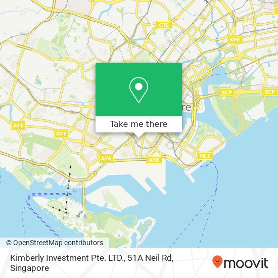 Kimberly Investment Pte. LTD., 51A Neil Rd map