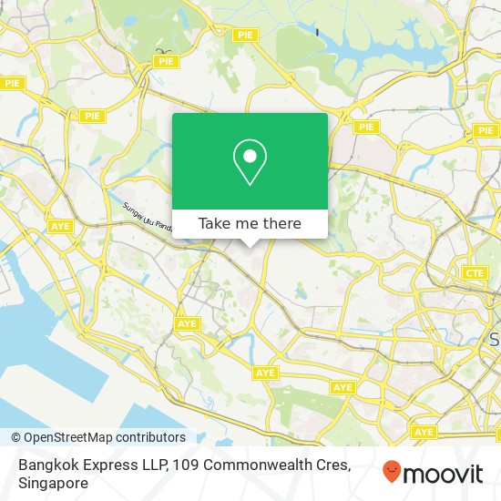 Bangkok Express LLP, 109 Commonwealth Cres map