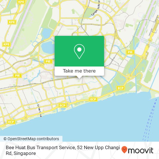 Bee Huat Bus Transport Service, 52 New Upp Changi Rd map