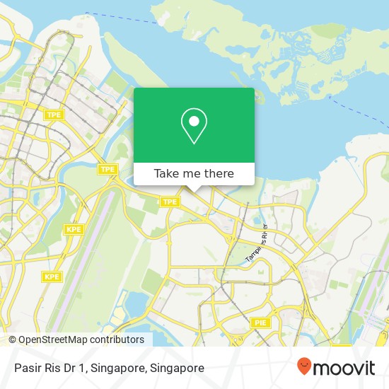 Pasir Ris Dr 1, Singapore map