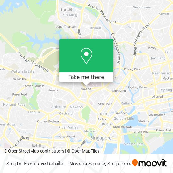 Singtel Exclusive Retailer - Novena Square地图
