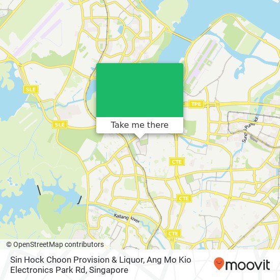 Sin Hock Choon Provision & Liquor, Ang Mo Kio Electronics Park Rd map