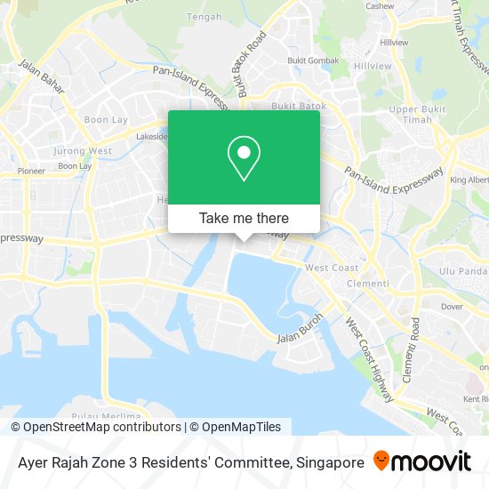 Ayer Rajah Zone 3 Residents' Committee map