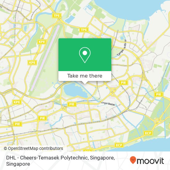 DHL - Cheers-Temasek Polytechnic, Singapore map