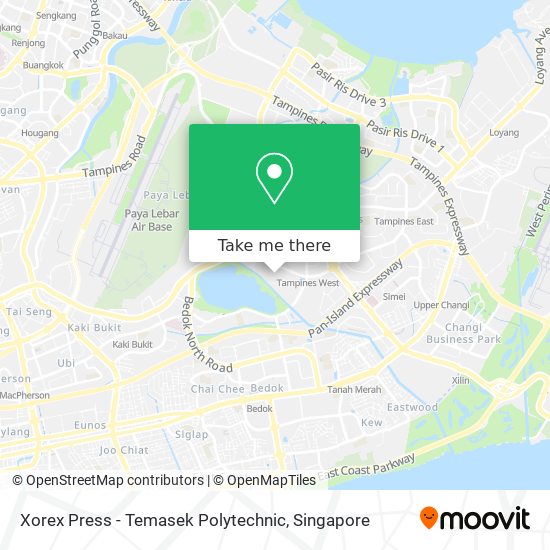 Xorex Press - Temasek Polytechnic map