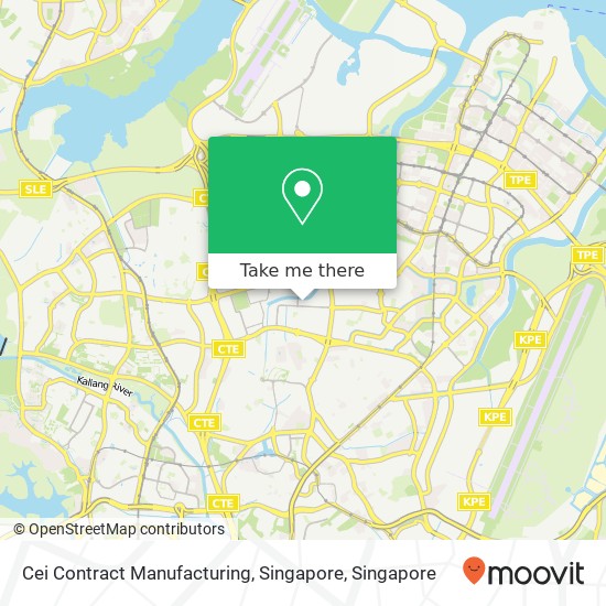 Cei Contract Manufacturing, Singapore地图
