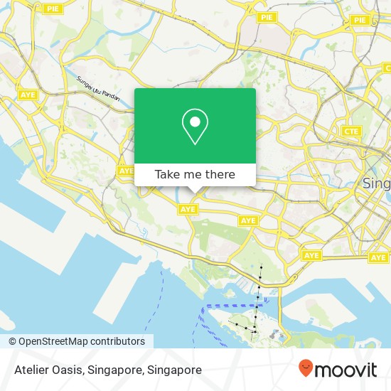 Atelier Oasis, Singapore map