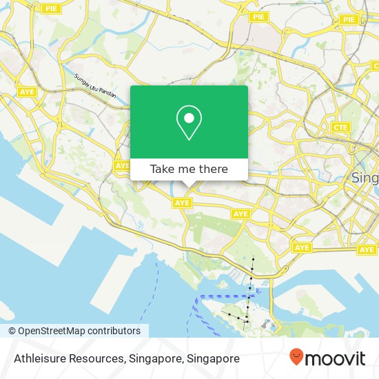 Athleisure Resources, Singapore map