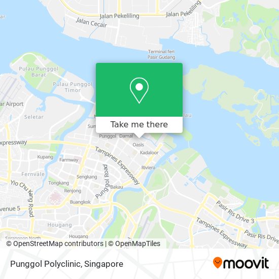 Punggol Polyclinic map