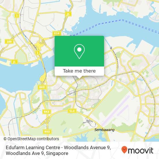 Edufarm Learning Centre - Woodlands Avenue 9, Woodlands Ave 9 map