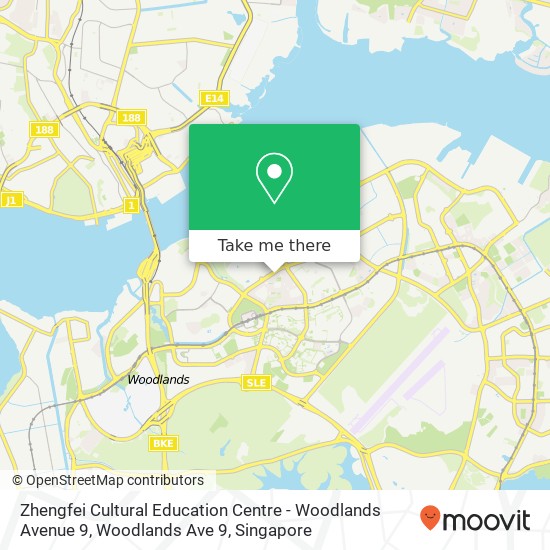 Zhengfei Cultural Education Centre - Woodlands Avenue 9, Woodlands Ave 9 map