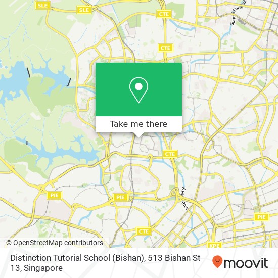 Distinction Tutorial School (Bishan), 513 Bishan St 13 map