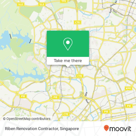 Riben Renovation Contractor, 189 Bishan St 13地图