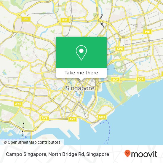 Campo Singapore, North Bridge Rd map