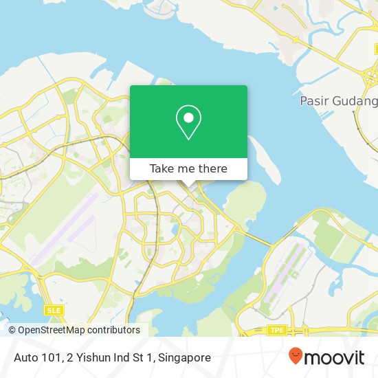 Auto 101, 2 Yishun Ind St 1地图