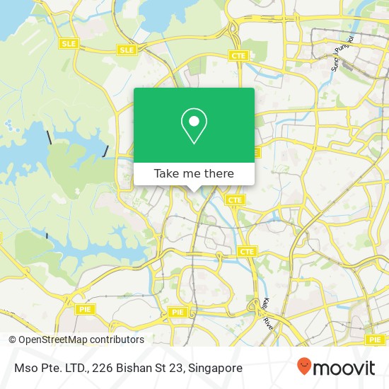 Mso Pte. LTD., 226 Bishan St 23 map