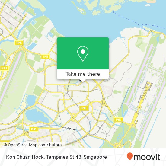 Koh Chuan Hock, Tampines St 43 map