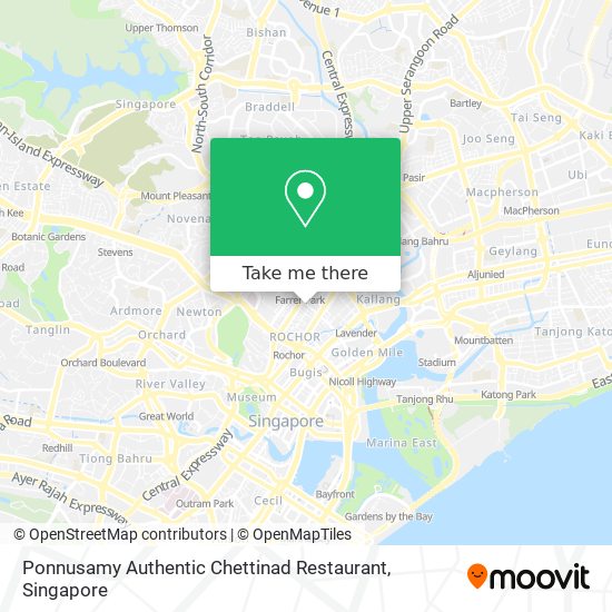 Ponnusamy Authentic Chettinad Restaurant map