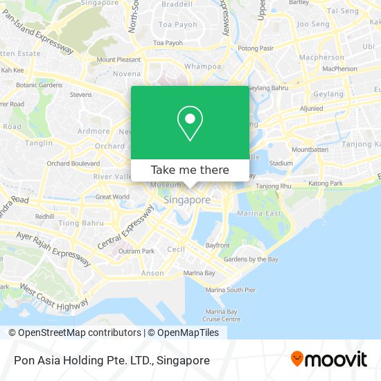 Pon Asia Holding Pte. LTD. map