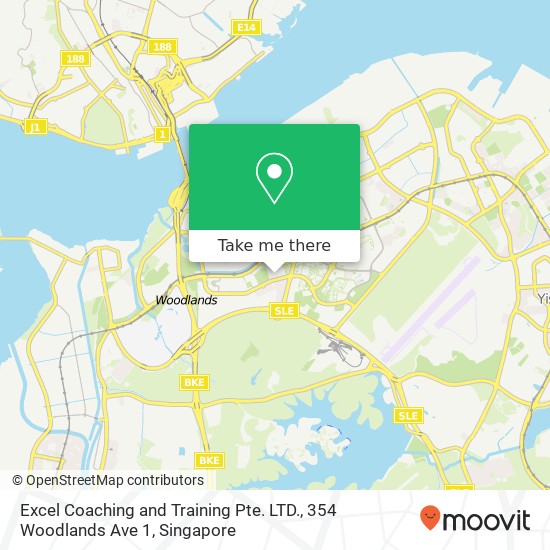 Excel Coaching and Training Pte. LTD., 354 Woodlands Ave 1 map