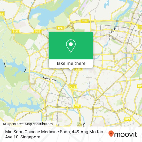 Min Soon Chinese Medicine Shop, 449 Ang Mo Kio Ave 10 map