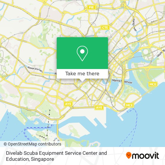 Divelab Scuba Equipment Service Center and Education map