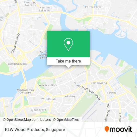 KLW Wood Products map