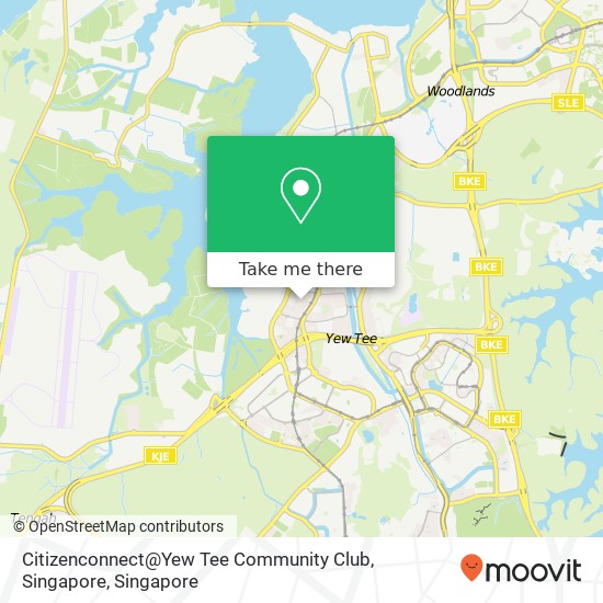 Citizenconnect@Yew Tee Community Club, Singapore地图