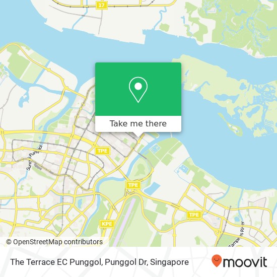 The Terrace EC Punggol, Punggol Dr map