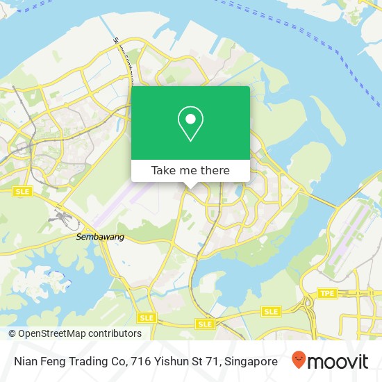 Nian Feng Trading Co, 716 Yishun St 71 map