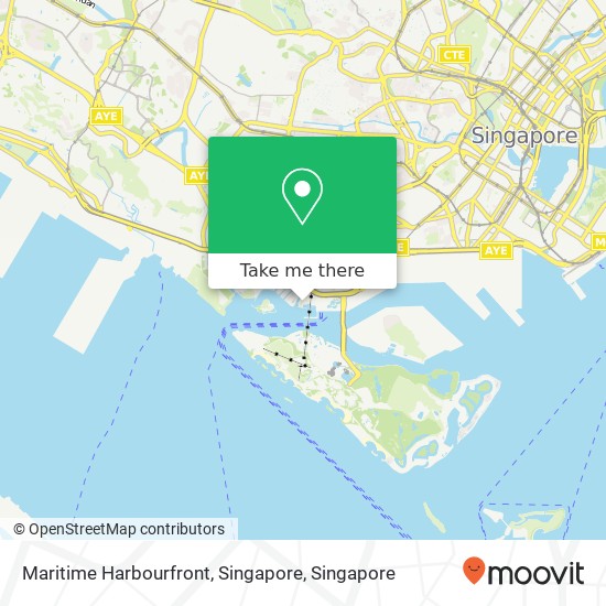 Maritime Harbourfront, Singapore map