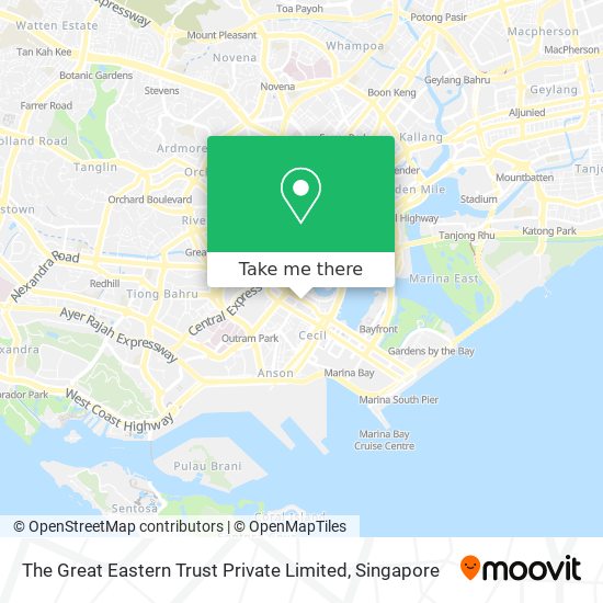 The Great Eastern Trust Private Limited map