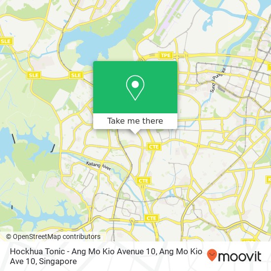 Hockhua Tonic - Ang Mo Kio Avenue 10, Ang Mo Kio Ave 10地图