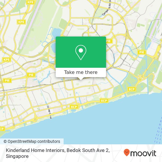 Kinderland Home Interiors, Bedok South Ave 2 map