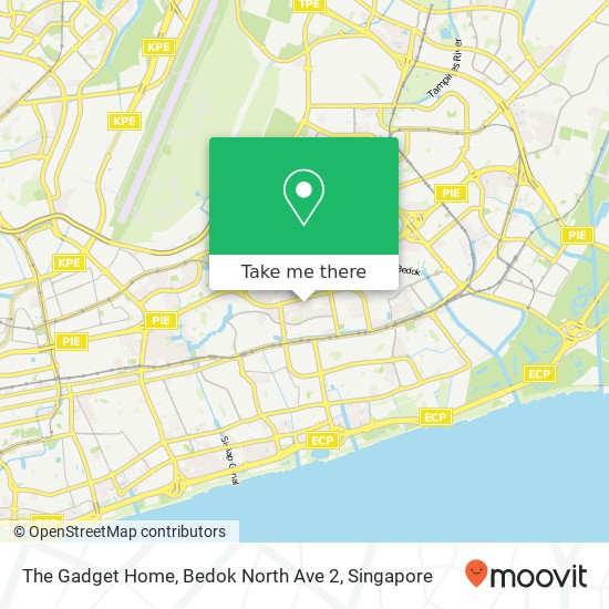 The Gadget Home, Bedok North Ave 2 map