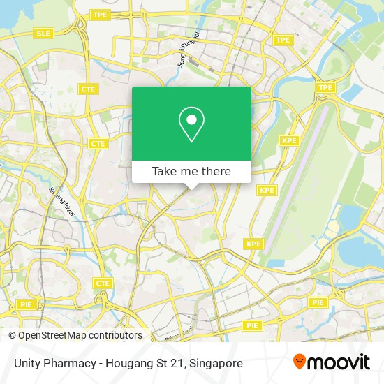 Unity Pharmacy - Hougang St 21地图