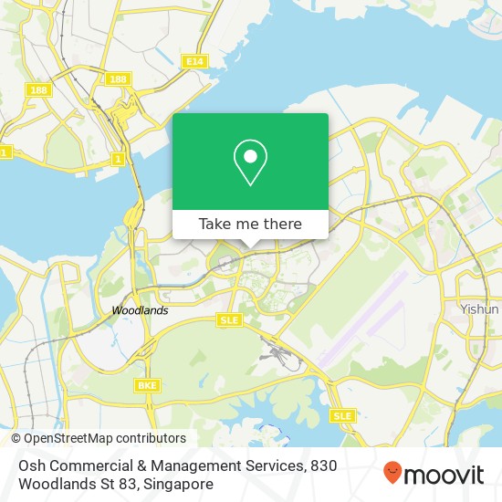 Osh Commercial & Management Services, 830 Woodlands St 83 map