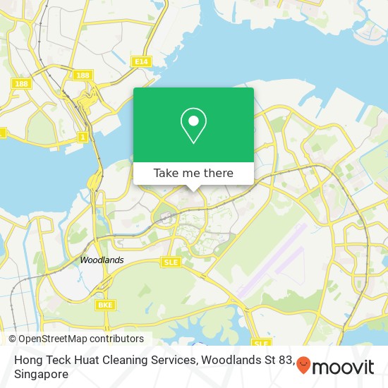 Hong Teck Huat Cleaning Services, Woodlands St 83 map