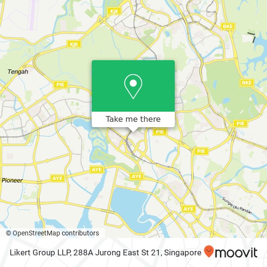 Likert Group LLP, 288A Jurong East St 21地图