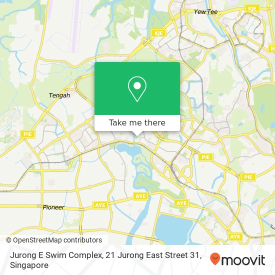 Jurong E Swim Complex, 21 Jurong East Street 31地图